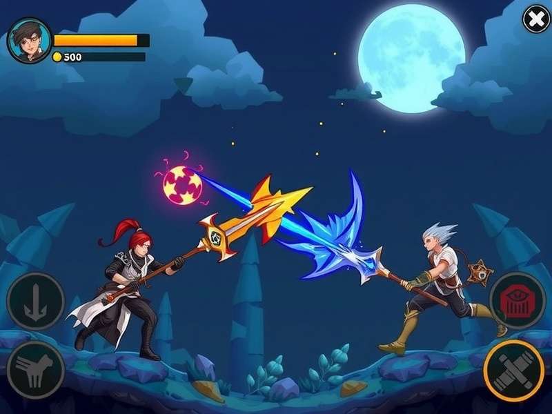 Fierce Mace Duel Gameplay Screenshot